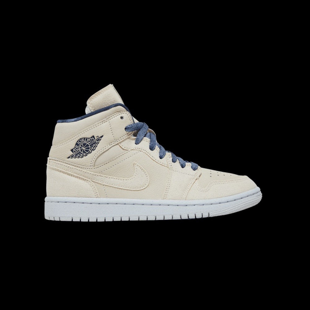 Nike Blue and White Sneakers with Low-Top Design